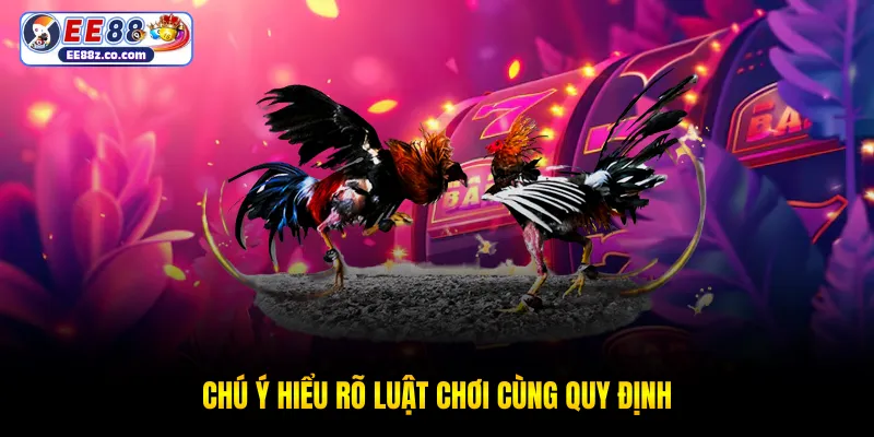 Chú ý hiểu rõ luật chơi cùng quy định