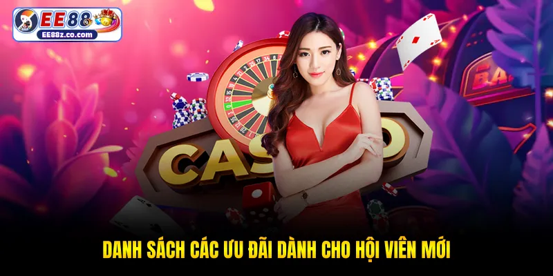 Danh sách các ưu đãi dành cho hội viên mới